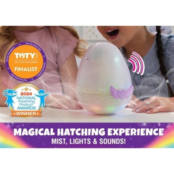 Hatchimal Alive Mystery Hatch Pufficorn Surprise Interactive Toy & Egg w/Mist - Picture 5 of 10